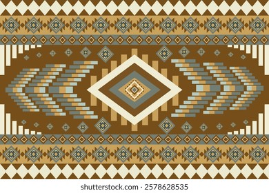 Textile or wallpaper pattern. The pattern is made
out of geometric shapes. You can use it to
decorate a living space or in handicrafts.