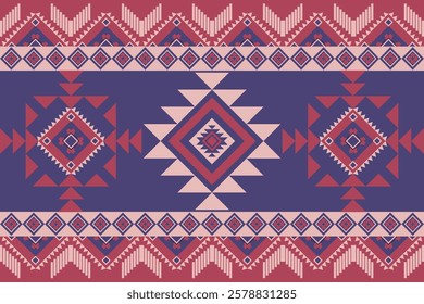 Textile or wallpaper pattern. The pattern is made
out of geometric shapes. You can use it to
decorate a living space or in handicrafts.