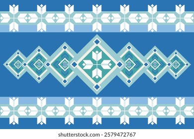 Textile or wallpaper pattern. The pattern is made
out of geometric shapes. You can use it to
decorate a living space or in handicrafts.