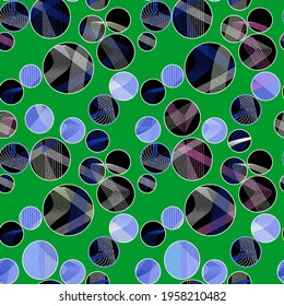 a textile-appropriate meter pattern consisting of colored dots