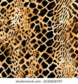 textile-appropriate meterial pattern made of wild animal skin-leopard