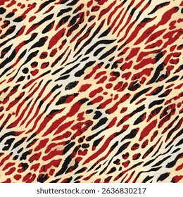 textile-appropriate meterial pattern made of wild animal skin