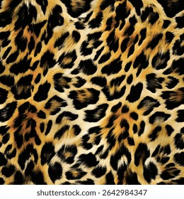 textile-appropriate meterial pattern made of wild animal skin leopard-cheetah