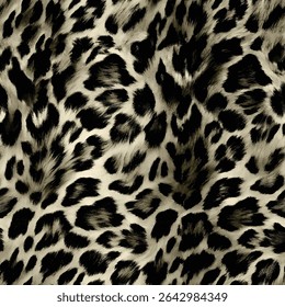 textile-appropriate meterial pattern made of wild animal skin leopard-cheetah