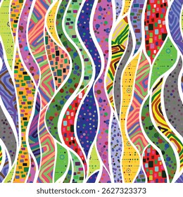 textile-appropriate metering pattern consisting of geometric objects-line