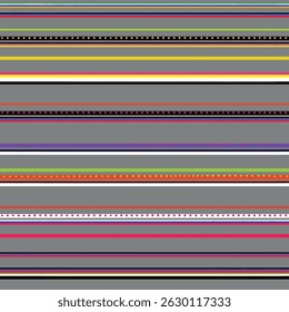 Textile-appropriate metering pattern consisting of geometric (line-dot-triangle) objects