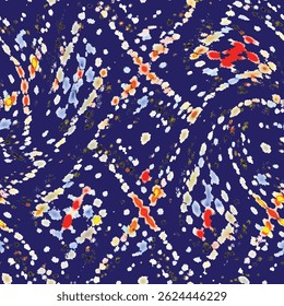 Textile-appropriate metering pattern consisting of small drop trams (grunge)-PLAİD