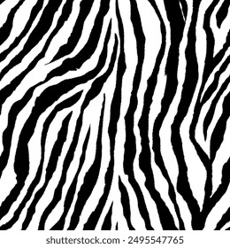 Textile-friendly pattern with a zebra-tiger skin feel