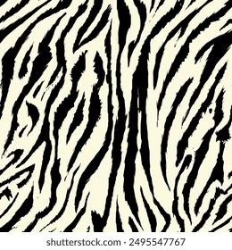 Textile-friendly pattern with a zebra-tiger skin feel