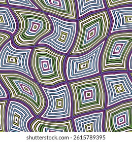a textile-friendly, repeatable meter pattern consisting of geometric objects