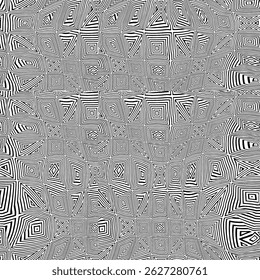 A textile-friendly, repeatable meter pattern consisting of geometric objects