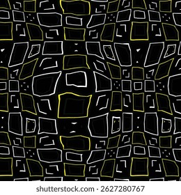 A textile-friendly, repeatable meter pattern consisting of geometric objects