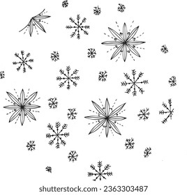 Textilien, Postkarten, Poster, Wallpaper und andere universelle Anwendungen zur Darstellung von Neujahr, Weihnachten und Winter