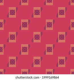 textiles square bandhani geometric print design for garments kurta and fashion season 