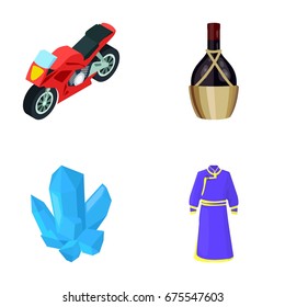 textiles, tourism, travel and other web icon in cartoon style.pattern, clothing, fashion, icons in set collection.