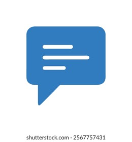 Texting Bubble Icon for Message Conversations