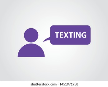 Texting Message Chatting Applications Icon Symbol