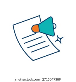 Icono de texto a voz Vector ilustración de stock