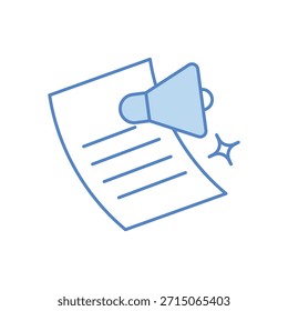 Icono de texto a voz Vector ilustración de stock