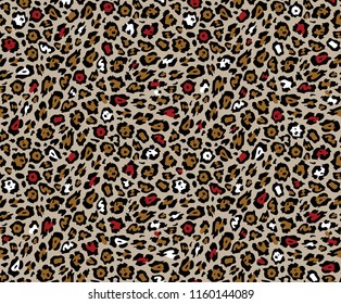 Textura Leopardo pattern on background