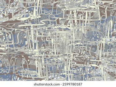 Textural ornamental backdrop for covers or fabrics. Grunge ornamental surface with linear elements for fashion trends, business concepts, interior solutions, tiles, prints, posters, textiles, etc. 
