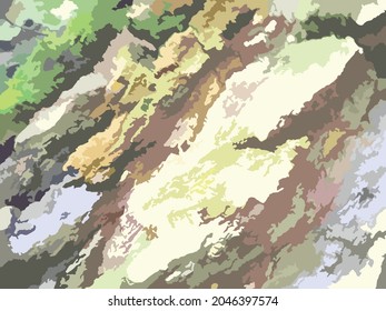 Textural tree background for wallpaper or textiles. Grunge rotten wood with moss for camouflage, backgrounds and textures, prints and fabric products, creative compositions, etc.