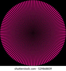 Texture abstract, background. Black and pink colored circles. Vector illustration for web design