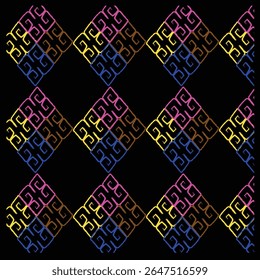 Fondo abstracto de la textura, ilustración gráfica colorida, textura rayada que se cruza para el Fondo de pantalla de la Plantilla del tema del Web del telón de fondo de la ropa de la tela
