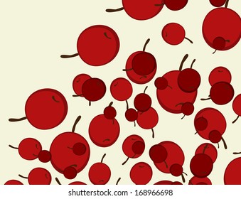 texture with abstract image of the cherries