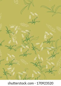 texture with abstract image of lily of the valley