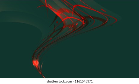 Texture abstract red burgundy cosmic magical glowing bright shining neon lines of spirals waves of strips of threads of energy patterns and copy space. The background. Vector illustration.