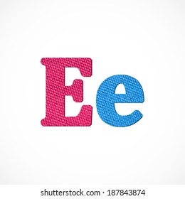 Texture Alphabet with capital and small letters. Vector illustration. Eps10 (Transparency effects).