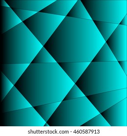 texture with angles azure and black colors