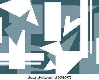 Textura de flechas y formas geométricas en gris azul. Resumen del fondo geométrico marino para el diseño.