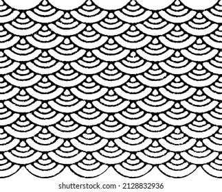 Textura: Art Deco - Gran Gatsby - Koi Fish - Elegante fondo vectorial