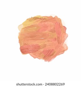 Texture artistic brush stroke background design vector
