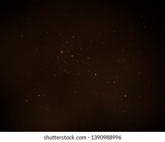 Texture background abstract black or silver, gold Glitter and elegant for Christmas. Dust white. Sparkling magical dust particles. Magic concept. Abstract background with bokeh effect Night sky space