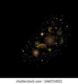 Texture background abstract black. Sparkling magical dust particles. Magic concept. Abstract background with bokeh effect.