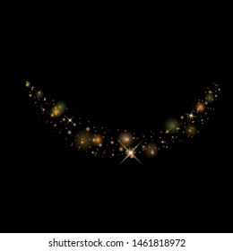 Texture background abstract black. Sparkling magical dust particles. Magic concept. Abstract background with bokeh effect.