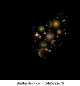 Texture background abstract black. Sparkling magical dust particles. Magic concept. Abstract background with bokeh effect.