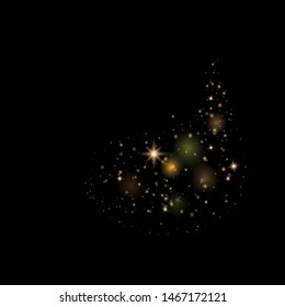 Texture background abstract black. Sparkling magical dust particles. Magic concept. Abstract background with bokeh effect.
