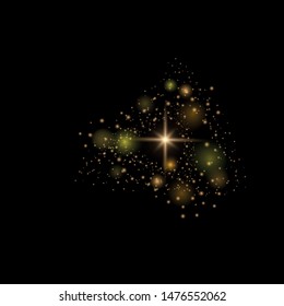 Texture background abstract black. Sparkling magical dust particles. Magic concept. Abstract background with bokeh effect.