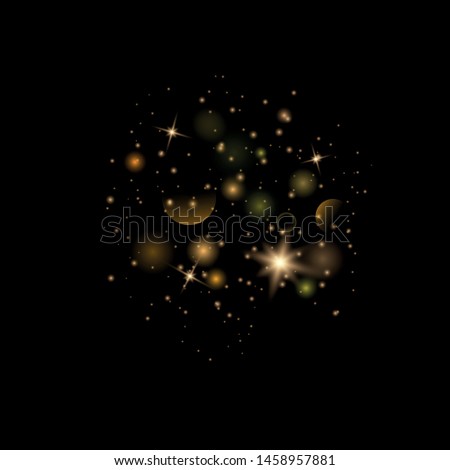 Texture background abstract black. Sparkling magical dust particles. Magic concept. Abstract background with bokeh effect.