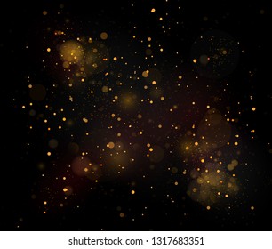 Texture background abstract black and white or silver Glitter and elegant for Christmas. Dust white. Sparkling magical dust particles. Magic concept. Abstract background with bokeh effect. Vector