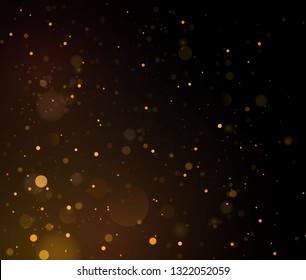 Texture background abstract black and white or silver, gold Glitter and elegant for Christmas. Dust white. Sparkling magical dust particles. Magic concept. Abstract background with bokeh effect. 