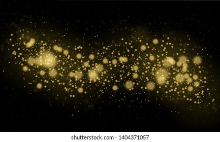 Texture background abstract black and white or silver Glitter and elegant for Christmas. Dust white. Sparkling magical dust particles. Magic concept. Abstract background with bokeh effect.