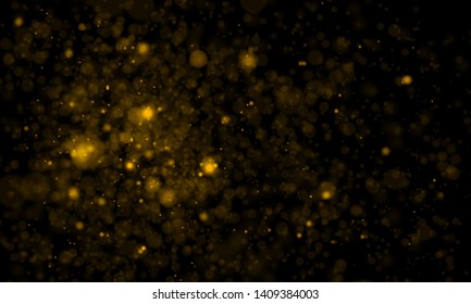 Texture background abstract black and white or silver Glitter and elegant for Christmas. Dust white. Sparkling magical dust particles. Magic concept. Abstract background with bokeh effect.