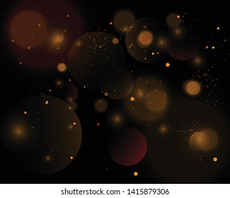 Texture background abstract black and white or silver, gold Glitter and elegant for Christmas. Dust white. Sparkling magical dust particles. Magic concept. Abstract background with bokeh effect