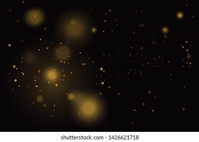 Texture background abstract black and white or silver Glitter and elegant for Christmas. Dust white. Sparkling magical dust particles. Magic concept. Abstract background with bokeh effect.