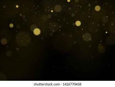 Texture background abstract black and white or silver Glitter and elegant for Christmas. Dust white. Sparkling magical dust particles. Magic concept. Abstract background with bokeh effect Vector